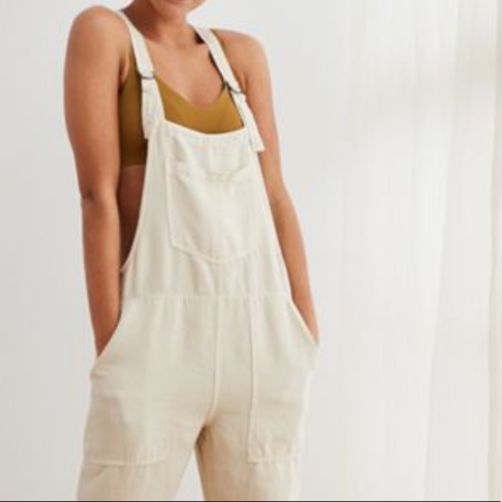 aerie soft utility overalls